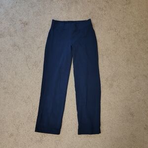 Navy Lands' End Starfish Straight Leg Yoga Pant. Med Tall.
